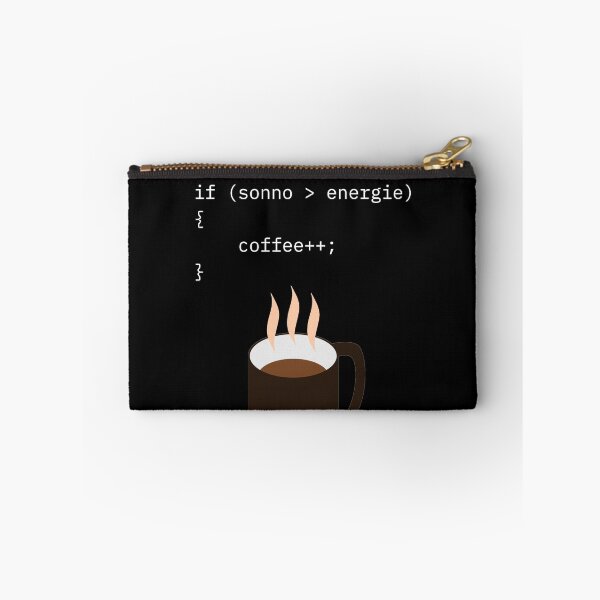 Item preview, Coffee++; – Funny Programmer Code Design designed and sold by CompilerArcana.