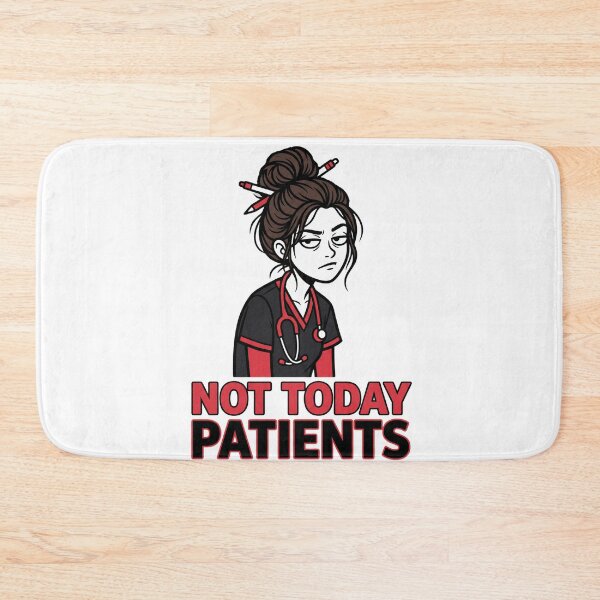 Item preview, Not Today Patients Funny Nurse Meme Shirt designed and sold by NurseMood.