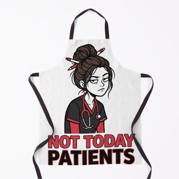 Item preview, Not Today Patients Funny Nurse Meme Shirt designed and sold by NurseMood.