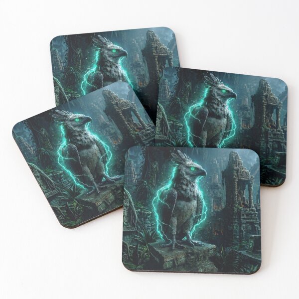 Item preview, Harpy Eagle Fantasy Art designed and sold by Anicolarys | Le Bestiaire des Échos.