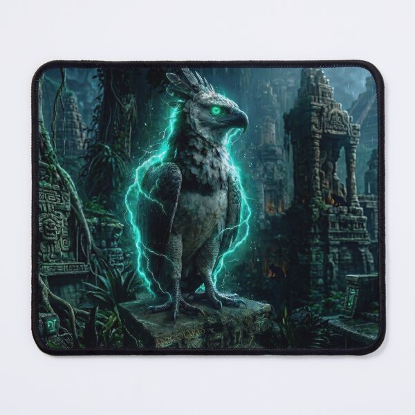 Item preview, Harpy Eagle Fantasy Art designed and sold by Anicolarys | Le Bestiaire des Échos.