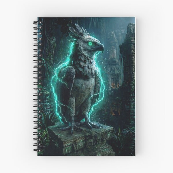 Item preview, Harpy Eagle Fantasy Art designed and sold by Anicolarys | Le Bestiaire des Échos.