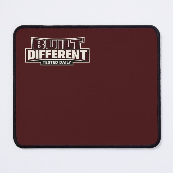 Item preview, Built Different Tested Daily – Burgundy Edition designed and sold by SilentPowerArt.