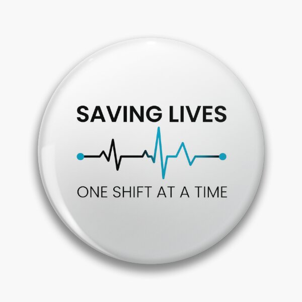 Item preview, Saving Lives One Shift at a Time Nurse Shirt designed and sold by NurseMood.