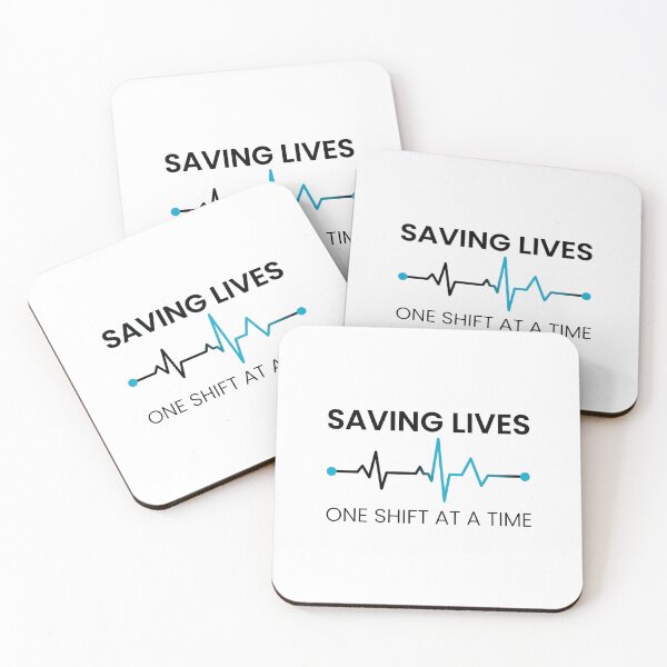 Item preview, Saving Lives One Shift at a Time Nurse Shirt designed and sold by NurseMood.