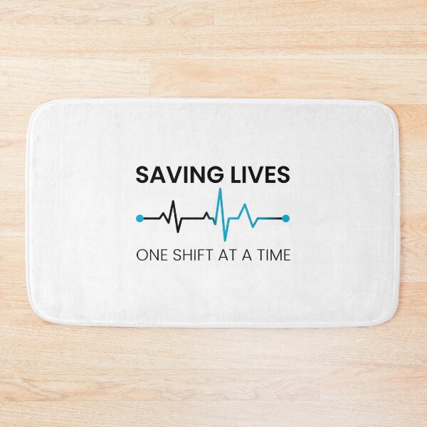 Item preview, Saving Lives One Shift at a Time Nurse Shirt designed and sold by NurseMood.