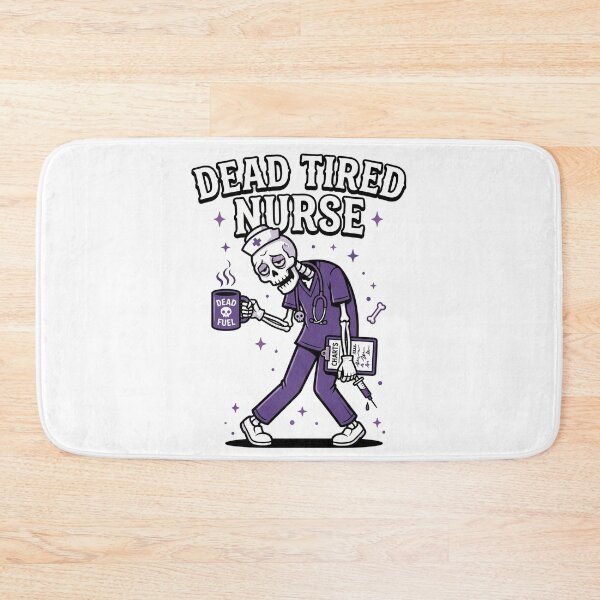 Item preview, Dead Tired Nurse Funny Halloween Nurse Shirt designed and sold by NurseMood.