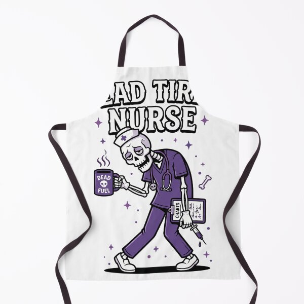 Item preview, Dead Tired Nurse Funny Halloween Nurse Shirt designed and sold by NurseMood.