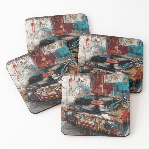 Item preview, Record player Retro Street Art motif designed and sold by drizzd.