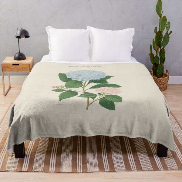 Item preview, Hydrangea More Than One – Elegant Floral Illustration with Meaningful Typography designed and sold by BobaBunny76.