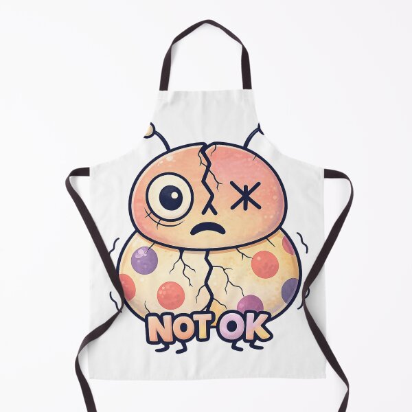 Item preview, Not OK Creepy Cute Ladybug Essential T-Shirt designed and sold by SoftSproutstu.