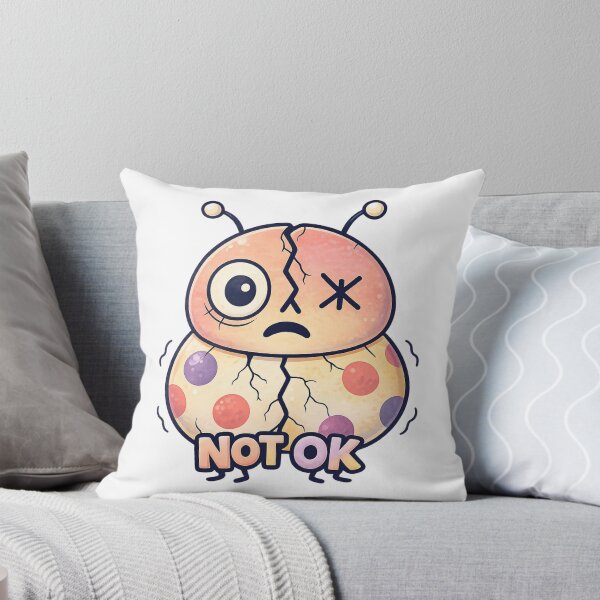 Item preview, Not OK Creepy Cute Ladybug Essential T-Shirt designed and sold by SoftSproutstu.