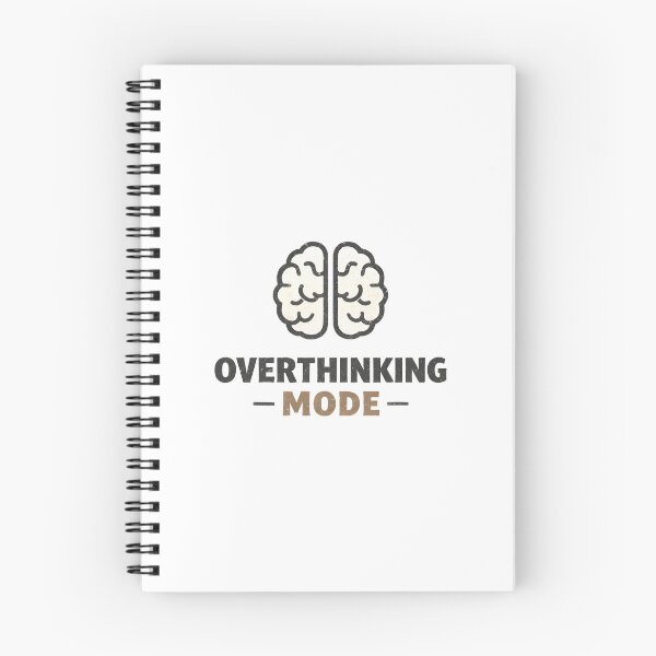 Item preview, Overthinking Mode Shirt Introvert Minimal Office Humor Mental Meme Tee designed and sold by WorkXPlay.