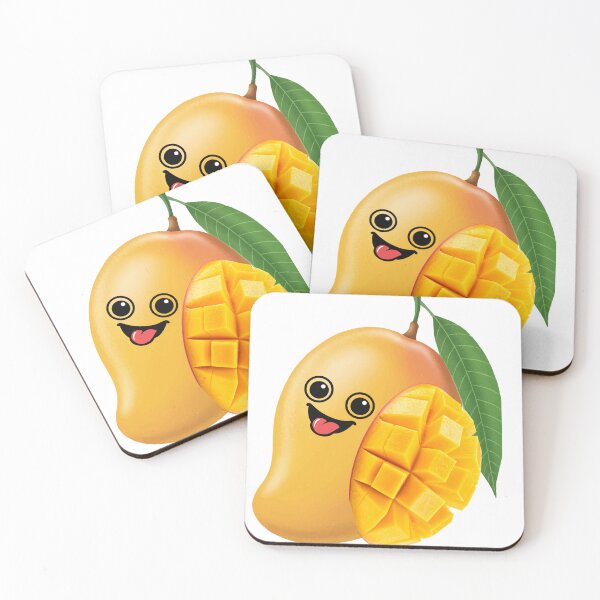 Item preview, Cute Kawaii Mango Cartoon Funny Fruit Aesthetic Sticker designed and sold by Pandey14.