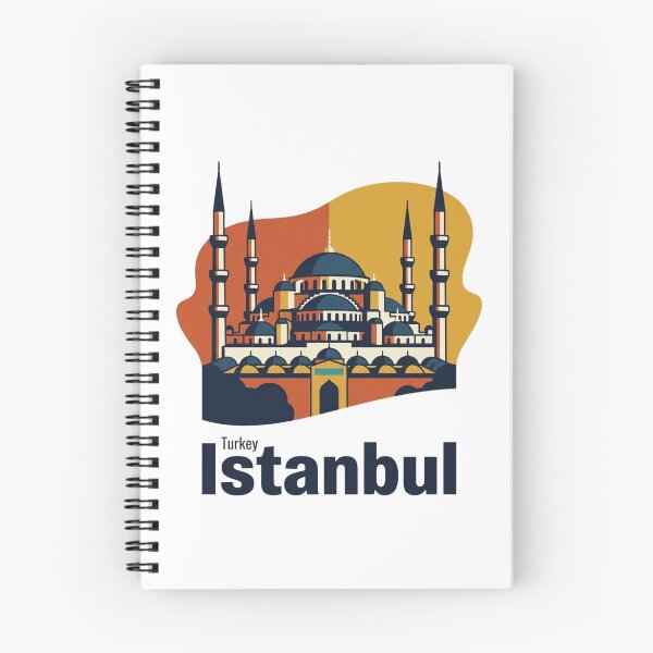 Item preview,  Blue Mosque Istanbul in Bold Retro Style designed and sold by Inkworksbyshery.