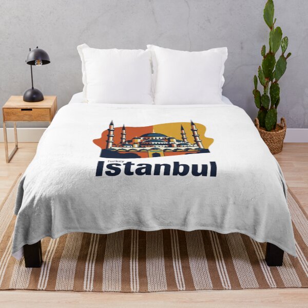 Item preview,  Blue Mosque Istanbul in Bold Retro Style designed and sold by Inkworksbyshery.