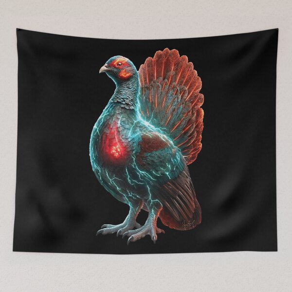 Item preview, Fantasy Stone Bird Art designed and sold by Anicolarys | Le Bestiaire des Échos.