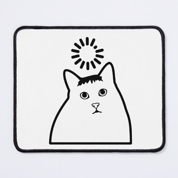 Item preview, Huh Cat Sticker designed and sold by TheOldSchool.