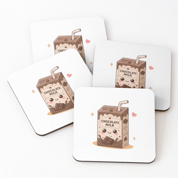 Item preview, Chocolate milk juice box cute designed and sold by Design by Sara.