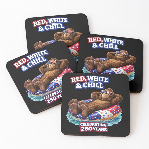 Item preview, Funny Bigfoot Red White & Chill 4th of July Design designed and sold by FREENATION2026.