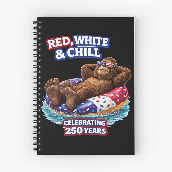 Item preview, Funny Bigfoot Red White & Chill 4th of July Design designed and sold by FREENATION2026.