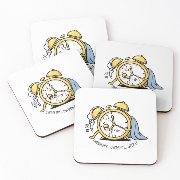 Item preview, Overslept Hero Grumpy Alarm Clock designed and sold by AbanoubStore.