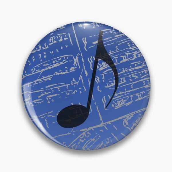 Item preview, Take Note Of The Music In Blue & Black designed and sold by BrightrDayMusicArt.