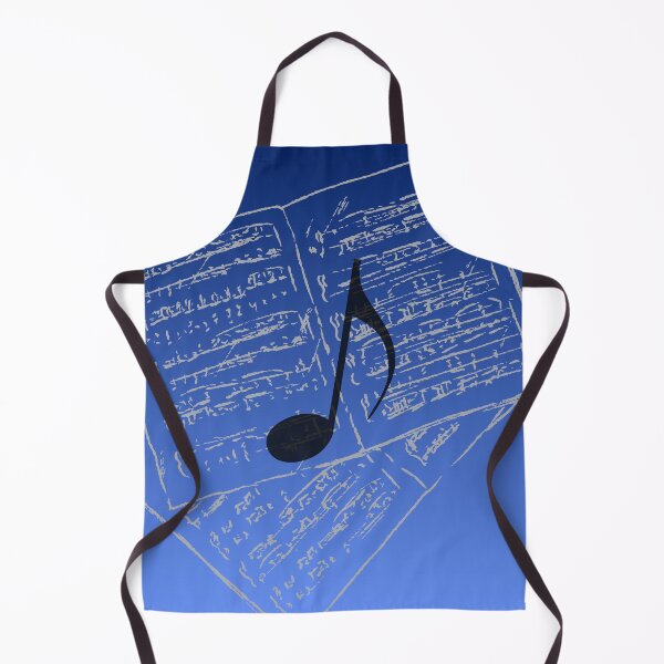 Item preview, Take Note Of The Music In Blue & Black designed and sold by BrightrDayMusicArt.