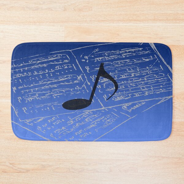 Item preview, Take Note Of The Music In Blue & Black designed and sold by BrightrDayMusicArt.