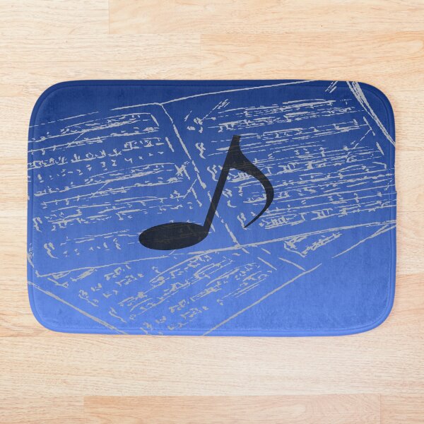 Item preview, Take Note Of The Music In Blue & Black designed and sold by BrightrDayMusicArt.