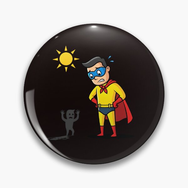 Item preview, Heroic Failure Superhero Losing His Shadow designed and sold by AbanoubStore.