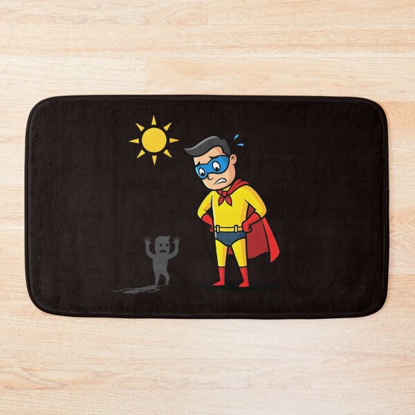 Item preview, Heroic Failure Superhero Losing His Shadow designed and sold by AbanoubStore.