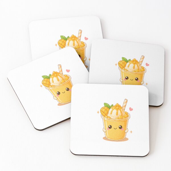 Item preview, Mango smoothie cute drink designed and sold by Design by Sara.