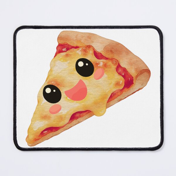 Item preview, Cute Kawaii Pizza Slice Funny Food Cartoon Aesthetic Sticker designed and sold by Pandey14.