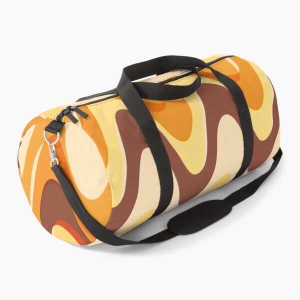 Item preview, Retro wave pattern - MCM 70s mod geometric in warm brown, orange and yellow designed and sold by JMgraphic.