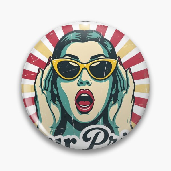 Item preview, Never Spit Always Swallow Your Pride - Funny Retro Pop Art Pun designed and sold by P2P-paotopao.