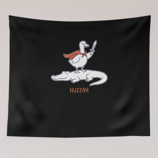 Item preview, Huzzah Brave Duck Alligator Warrior Fantasy Animal designed and sold by SofenArt.