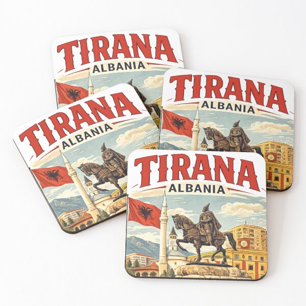 Item preview, Albania: Vintage Travel Advertising Print designed and sold by devonclemon.