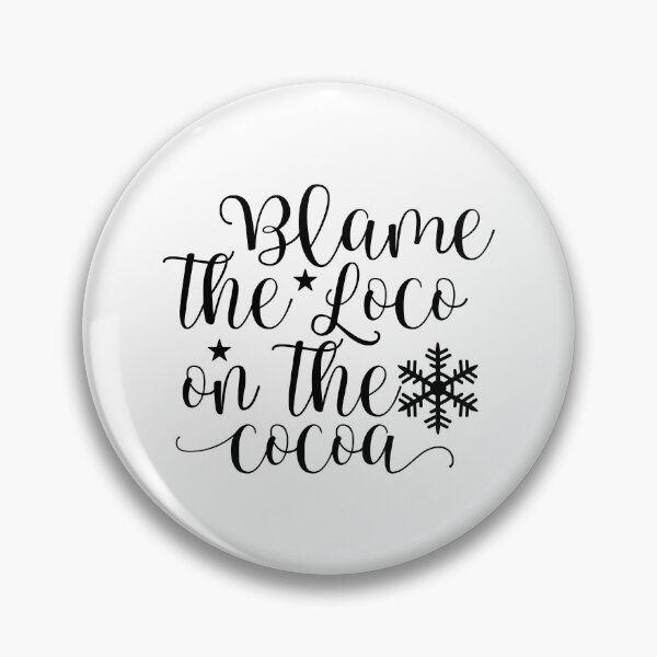 Item preview, Blame The Loco On The Cocoa Cat - Funny Festive Holiday Feline Gift designed and sold by FuzionRaptor.
