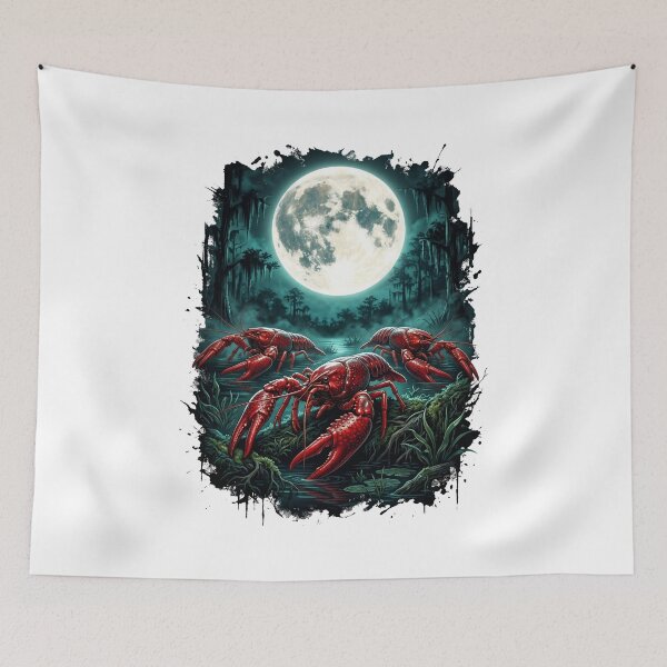 Item preview, Cajun Crawfish Boil Full Moon Bayou designed and sold by SofenArt.