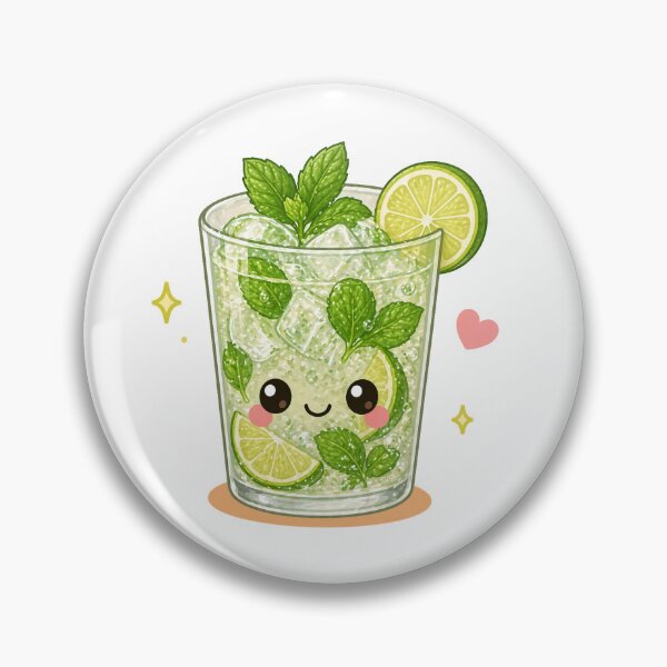 Item preview, Mojito drink cute lime mint cocktail designed and sold by Design by Sara.