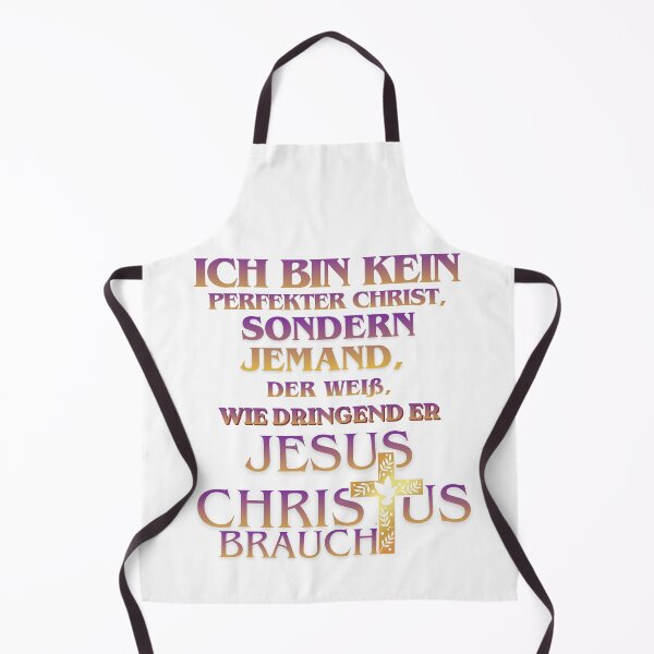 Item preview, Ich bin kein perfekter Christ - German Faith Quote designed and sold by 1WayLearn.