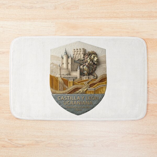 Item preview, Castilla y León Ucraniana - Castle and Lion Monument - Ukrainian Spain Emblem designed and sold by UkrainianSpain.