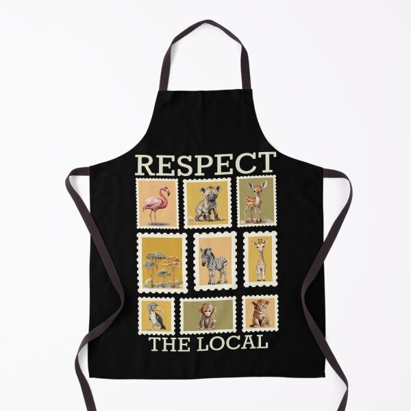 Item preview, Respect The Local - African Safari Wildlife Postage Stamp Art designed and sold by haitrieuic96.