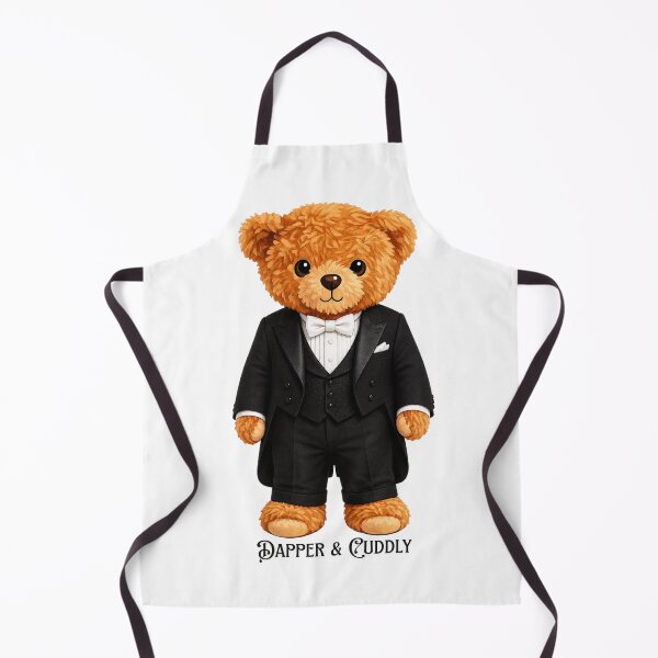 Item preview, Elegant Teddy Bear in Classic Black Tailcoat and White Tie designed and sold by CuteBear87.