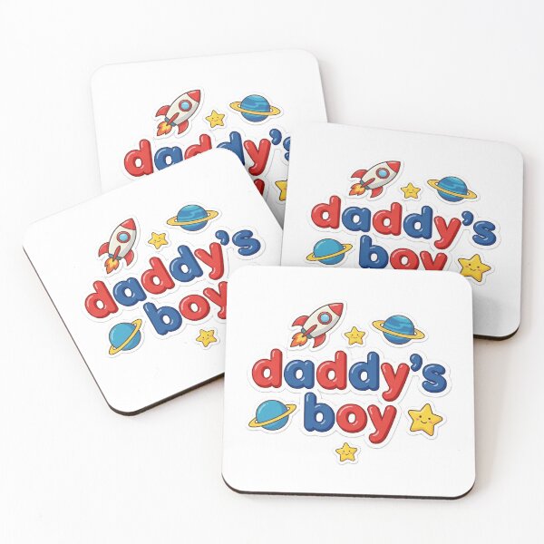 Item preview,  Daddy’s Boy Space Theme | Cute Baby Boy Outfit | Galaxy Baby Shirt designed and sold by UniqueArtsOnly.