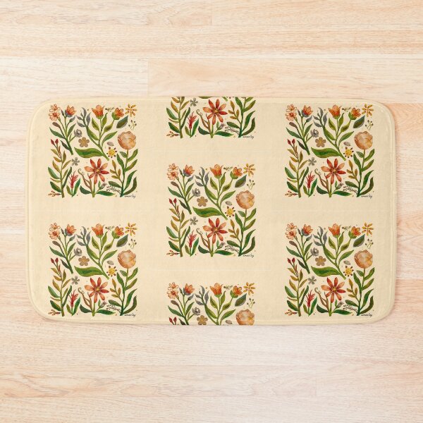 Item preview, Watercolor Folk Art Flowers designed and sold by shaang.
