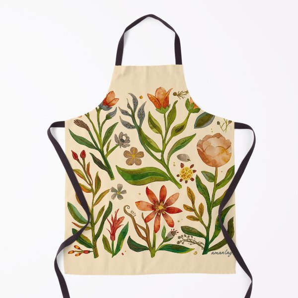 Item preview, Watercolor Folk Art Flowers designed and sold by shaang.