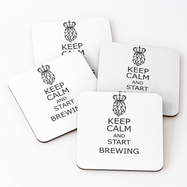 Item preview, Keep Calm And Start Brewing designed and sold by Tillscreativ.