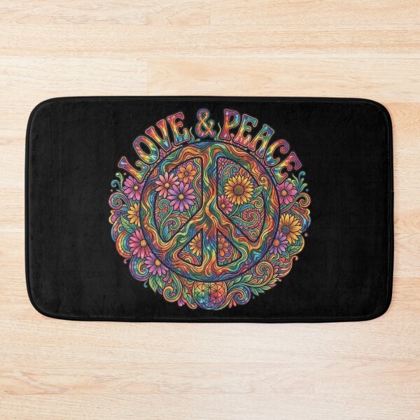 Artikelvorschau, Psychedelisches Batik-Blumen-Friedenszeichen-Design entworfen und verkauft von KelliesGrafix.